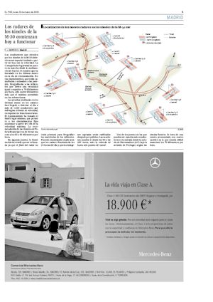 LOS RADARES DE LOS TUNELES DE LA M-30 EMPIEZAN HOY A FUNCIONAR (artculo en formato PDF)